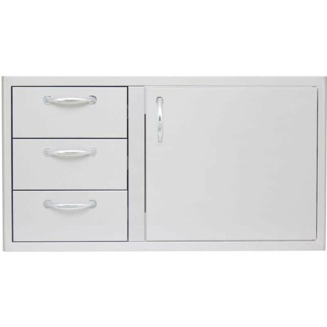 Blaze 39-Inch Stainless Steel Access Door & Triple Drawer Combo