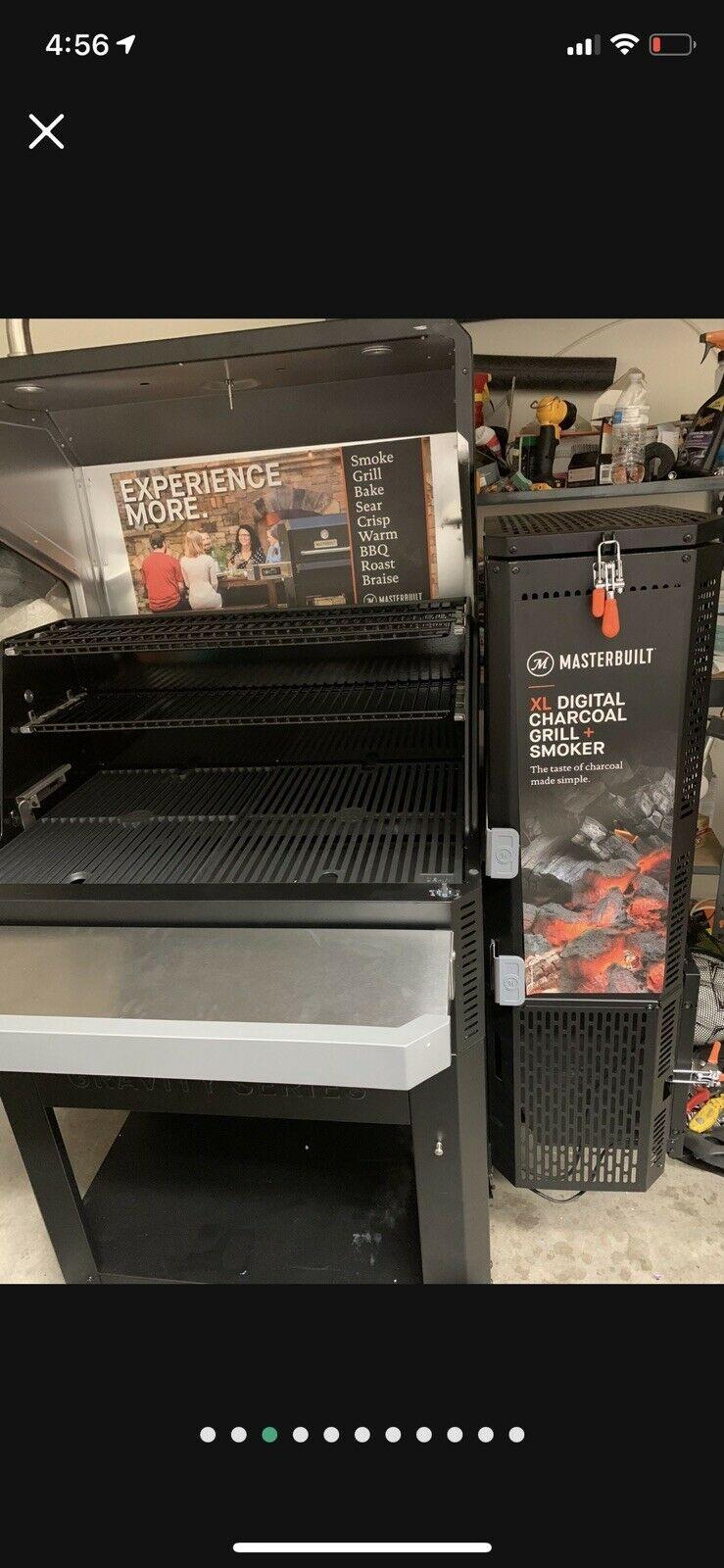 Masterbuilt Gravity Series 1050 Digital Charcoal Grill with Smoker - Black