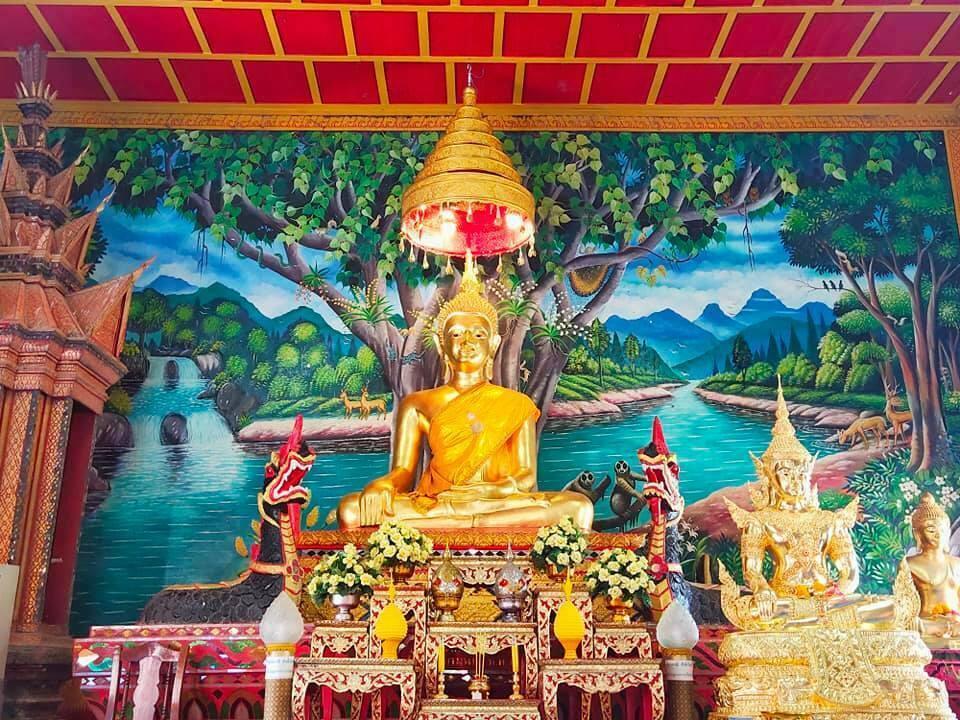 Buddhist Hindu Chatra Parosol Umbrella over Divine Royalty, #03013, many sizes
