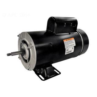 3 HP Black Thru-Bolt Dual Speed Round Flange Pool Motor