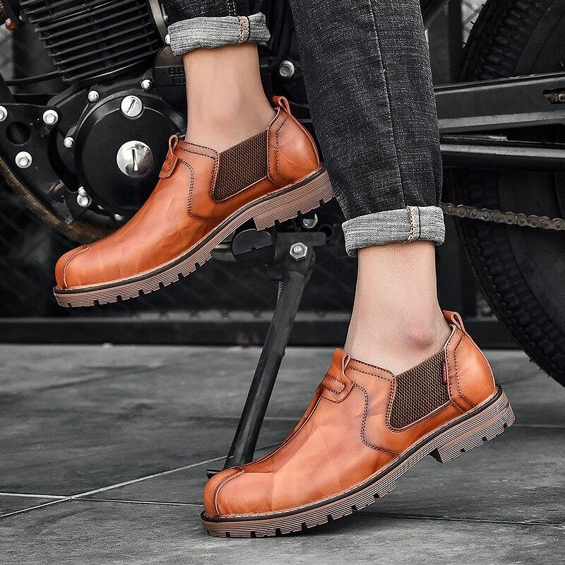 New Autumn British Male Ankle Chelsea Boots