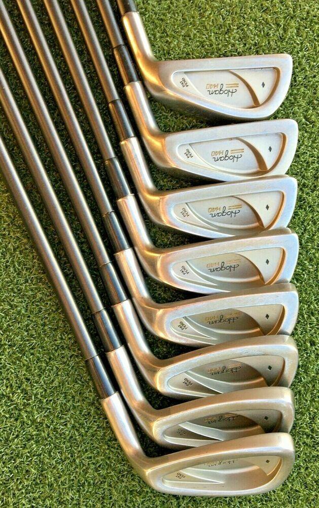 Ben Hogan H40 Iron Set 3-PW RH / Senior Graphite / Original Grips / Nice /mm4408