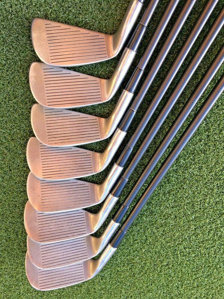 Ben Hogan H40 Iron Set 3-PW RH / Senior Graphite / Original Grips / Nice /mm4408