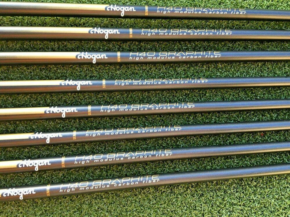 Ben Hogan H40 Iron Set 3-PW RH / Senior Graphite / Original Grips / Nice /mm4408