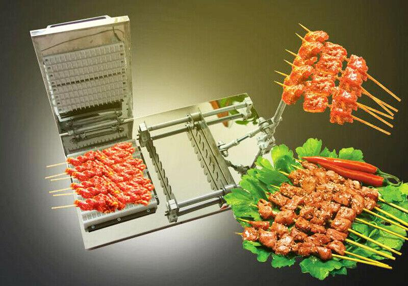TECHTONGDA Manual Wear Meat Kebab Machine Meat String Tool Mutton Skewer