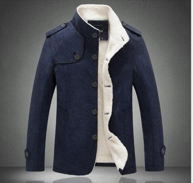 New Wool Blend Fashion Winter Jacket