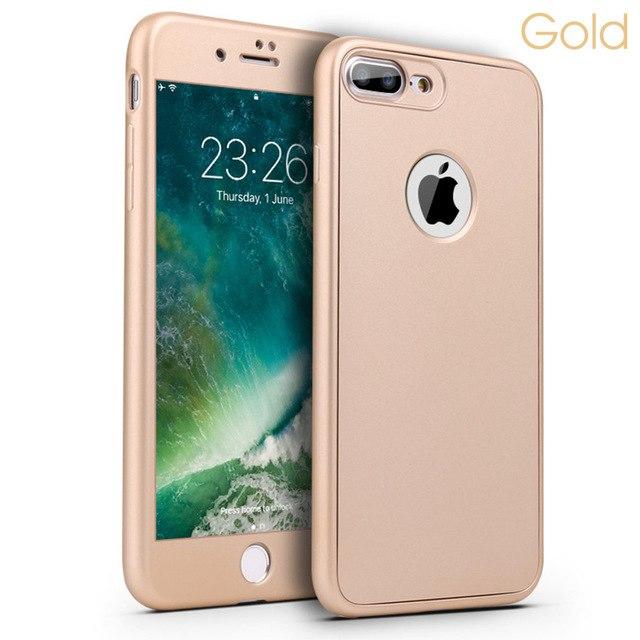 Phone Case  - Luxury Soft TPU Silicone 360 Full Cover Cases For iPhone