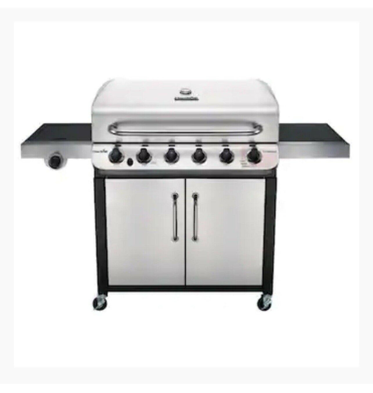 Performance 6-Burner Liquid Propane Gas Grill with Side Burner