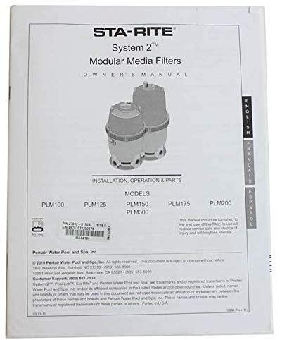 4) NEW Sta-Rite 27002-0200S System 2 Replacement Cartridge Filters 200 sq. ft.