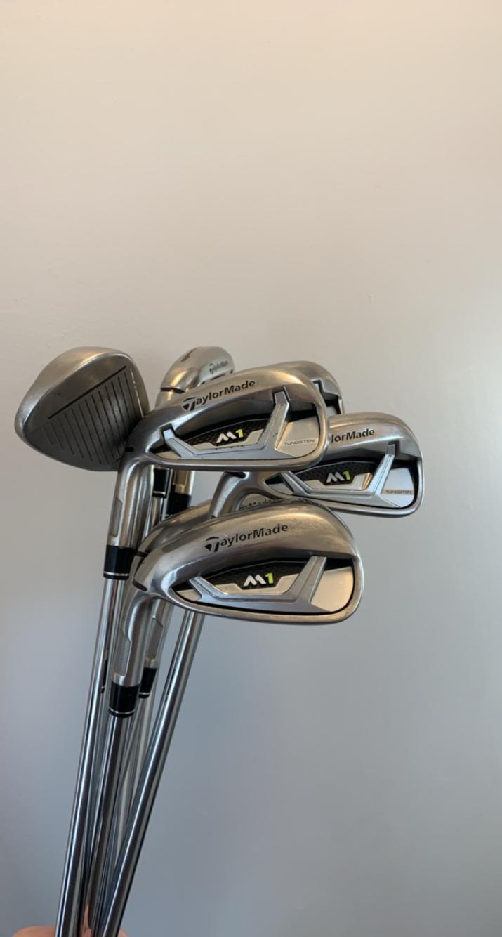 Men's Left Hand M1 Regular Flex Steel Shaft Iron Set