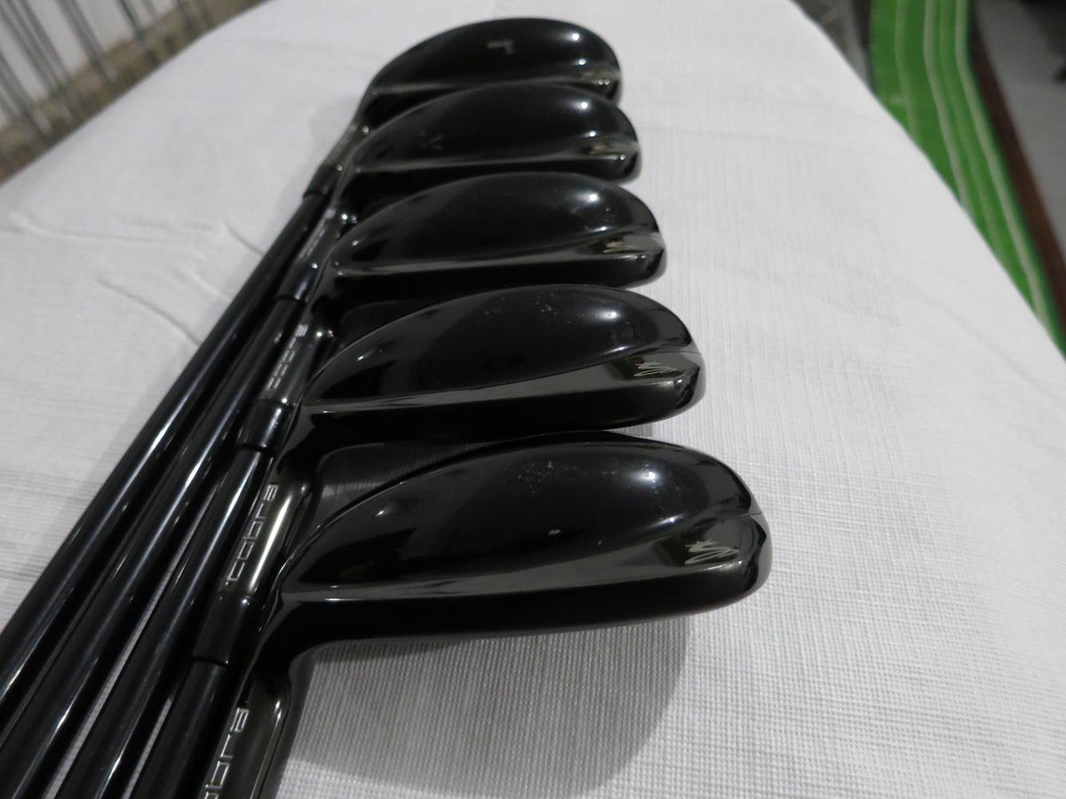 Cobra 2020 T-Rail Black Iron Set TRail - 6-PW - Senior Flex Graphite - LH