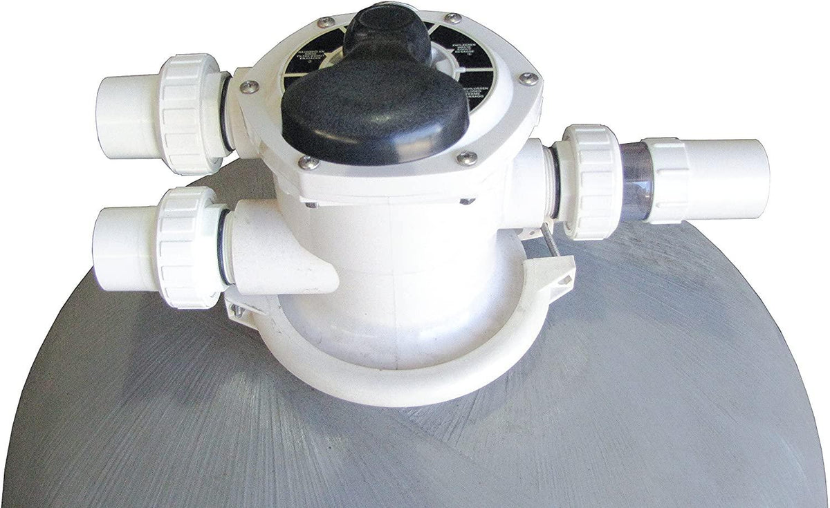 FibroPool V800 32" Top Valve Swimming Pool Sand Filter