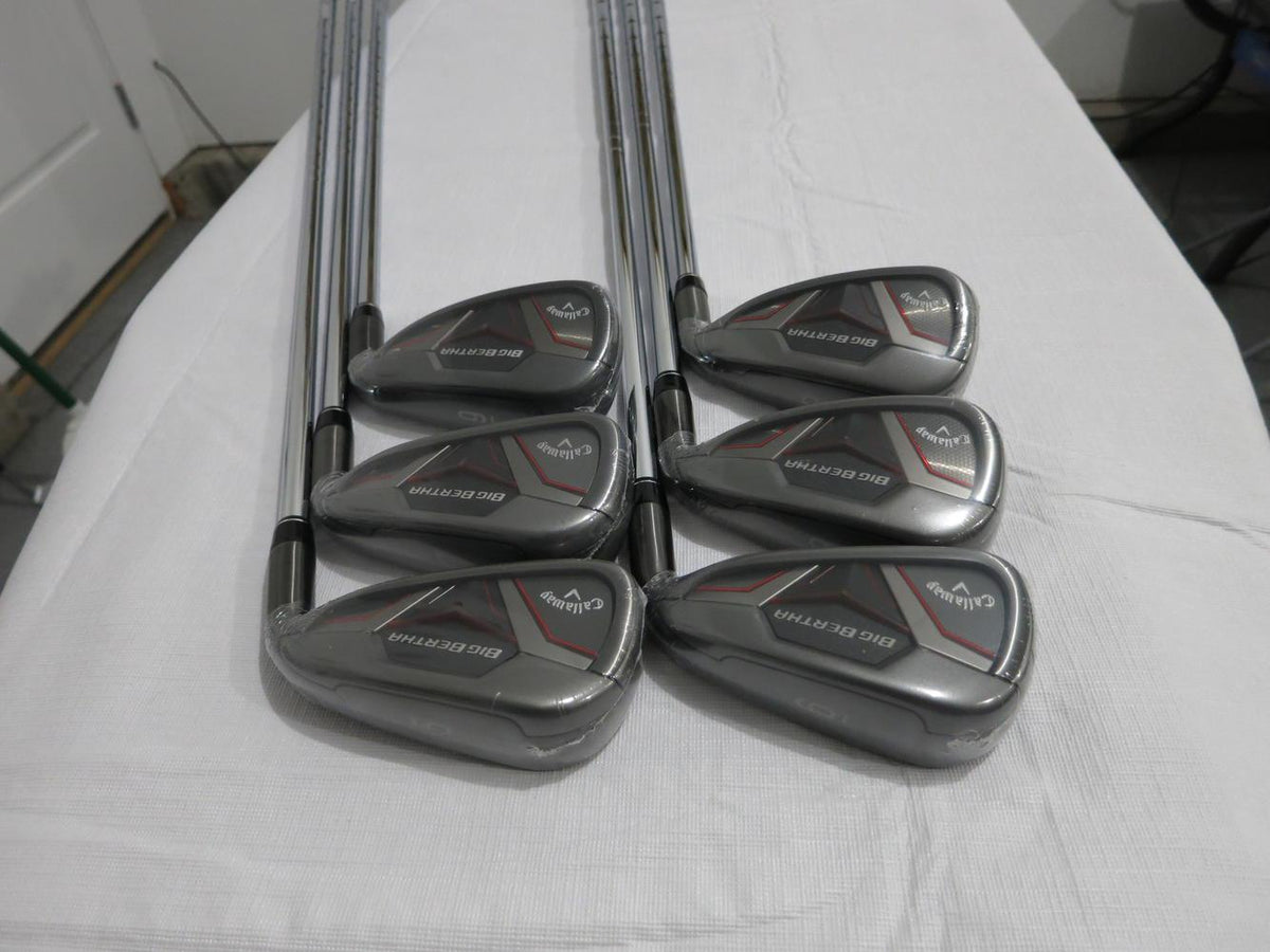Callaway 2019 Big Bertha 19 Iron Set - 5-PW- KBS Max 90 Regular Flex Steel - NEW