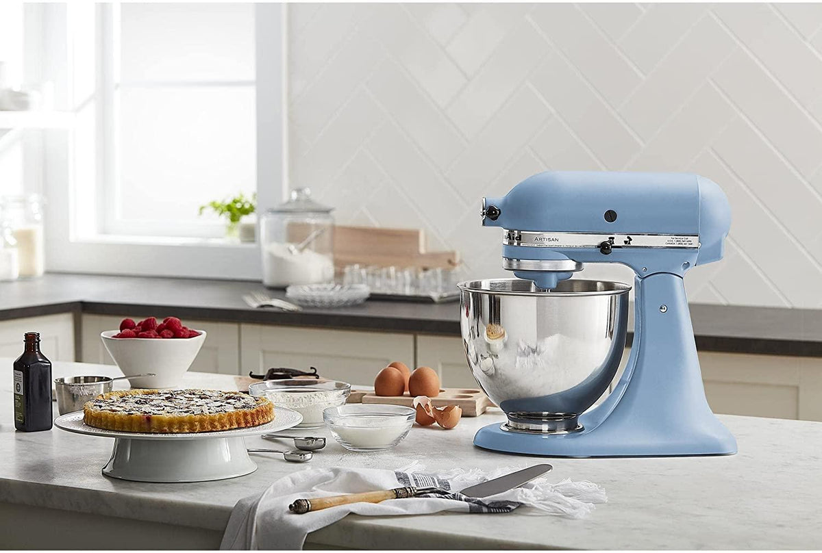 KitchenAid KSM150PSVBArtisan Stand Mixer, 5 quart, Matte Velvet Blue