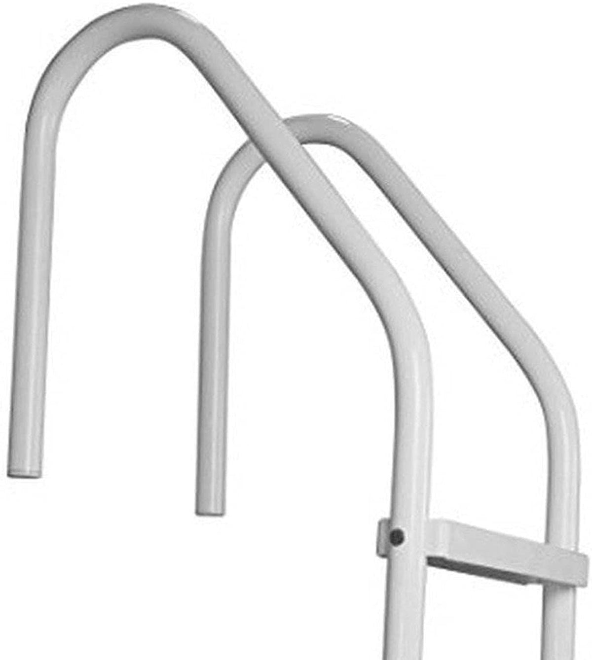 SAFTRON P-324-L3-W 3 Step High Impact Polymer Finish Inground Pool Ladder, White