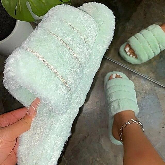 New Plush Women Casual Comfortable Flip Flops