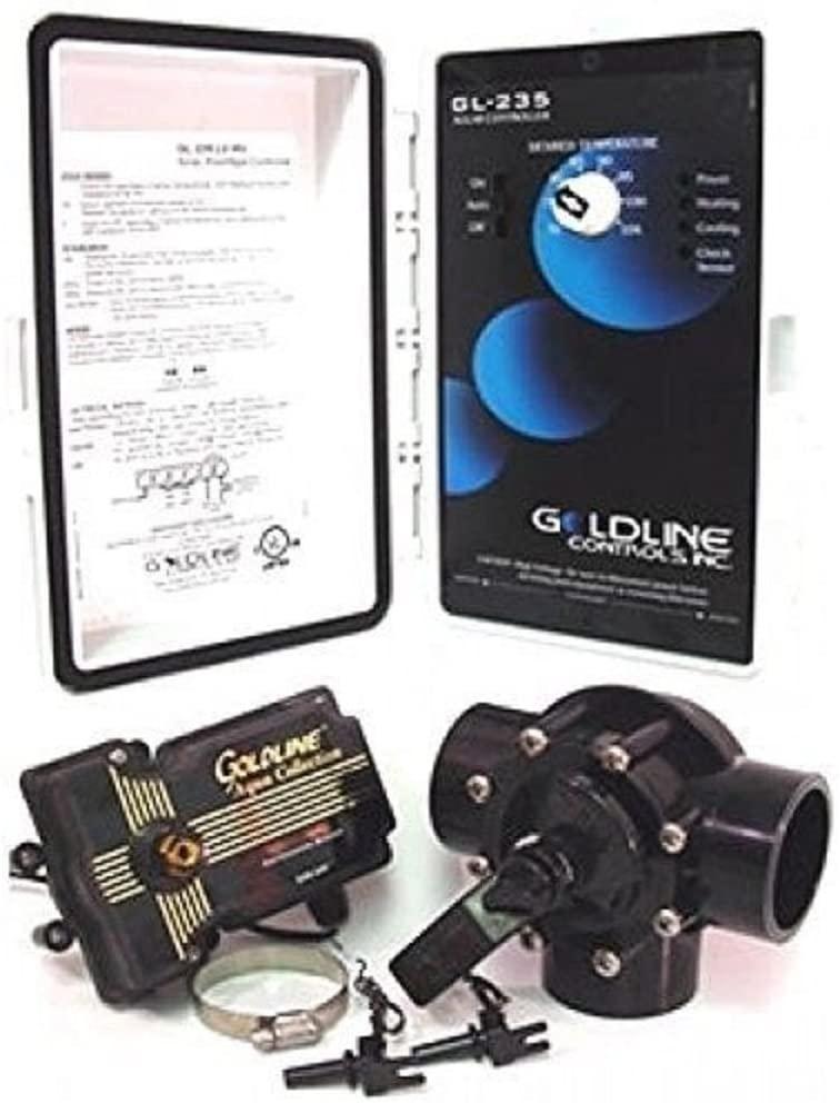 Hayward GLC-2P-A Solar Pool Heating Control System with 3-Way Valve, Actuator and 2 PC Sensors
