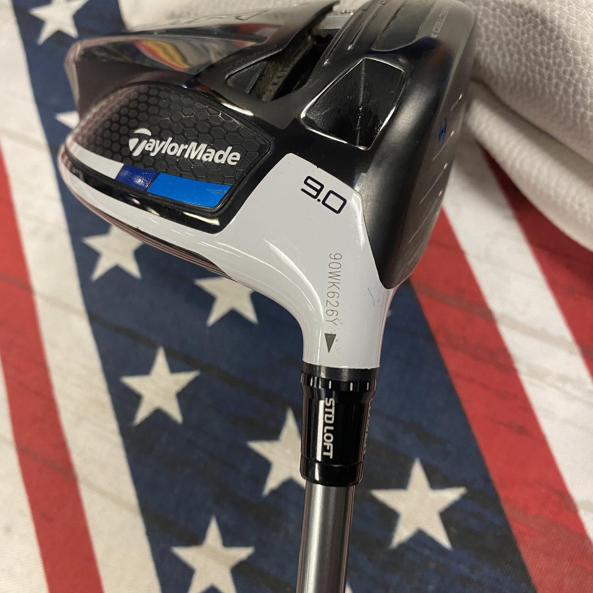 Barely Used Men's RH TaylorMade SIM Stiff Flex 9 Loft Driver-154969