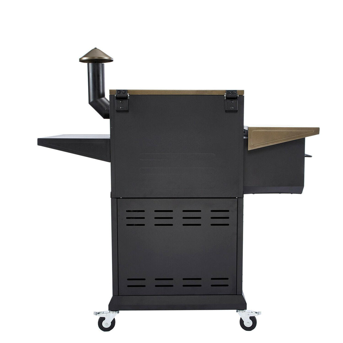 Z GRILLS ZPG-L600D 8 in 1 BBQ Pellet Grill Smoker w/ Digital Temp Control Bronze