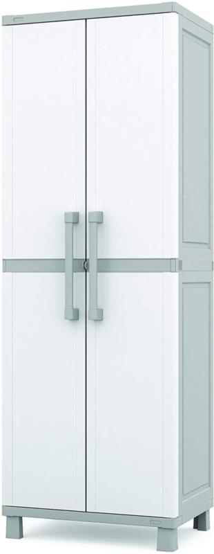 Resin Pantry Storage Cabinet 5 Shelves Laundry Organizer Utility Garage Locking