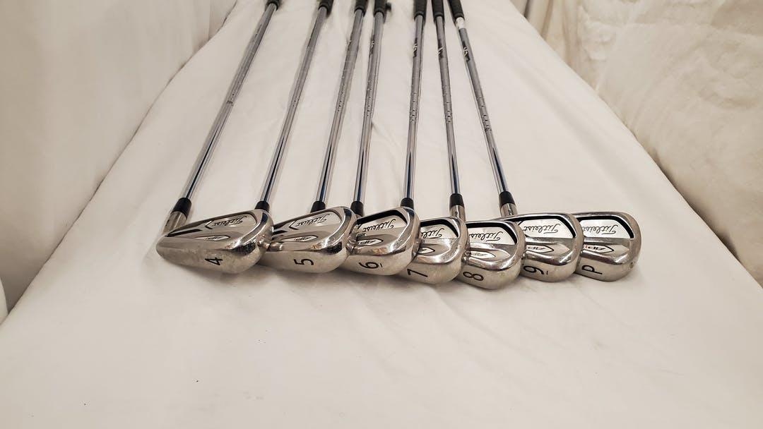 Used Titleist 718 Ap1 4i-pw Steel Stiff Golf Iron Or Hybrid Sets