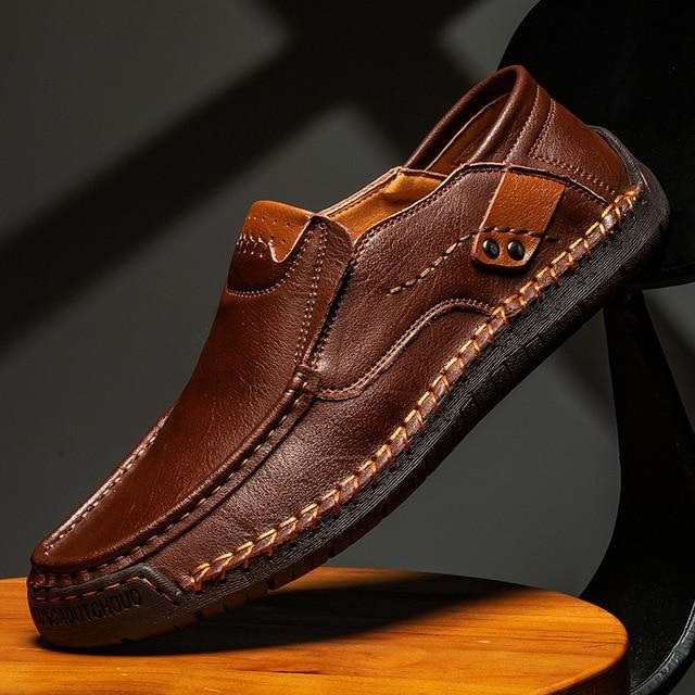New Handmade Casual Genuine Leather Driving Shoes