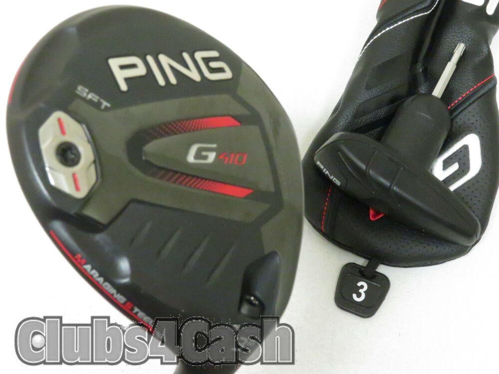 PING G410 SFT Fairway 16* 3 Wood Alta CB 65 Stiff Flex +Cover .. NICE