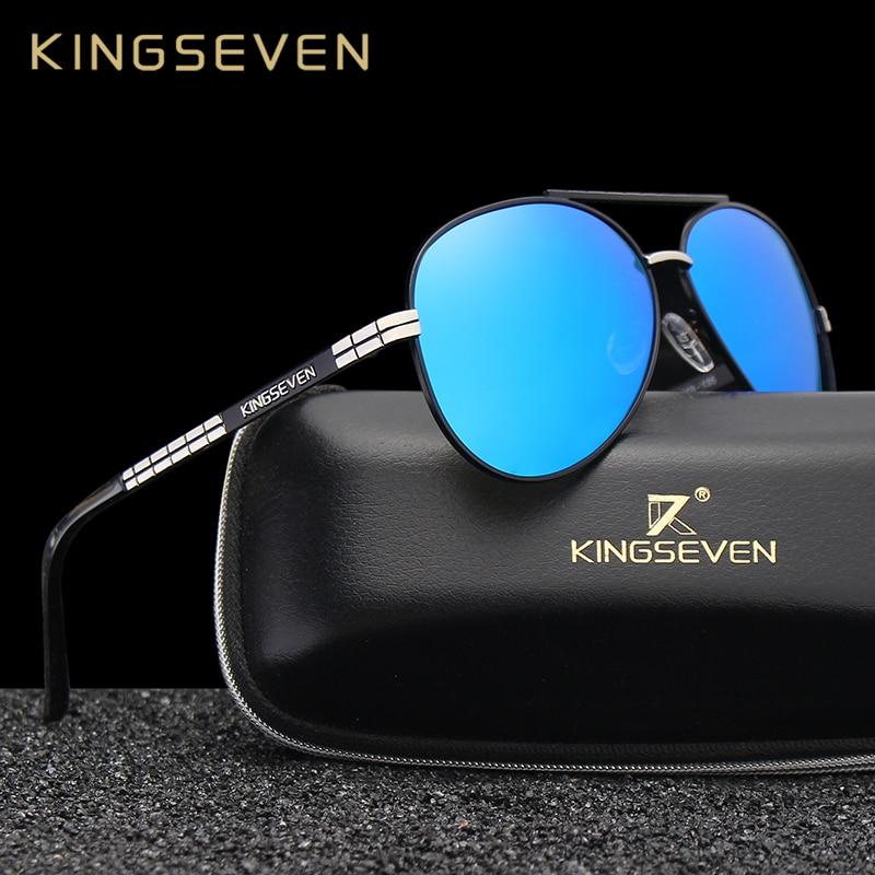Sunglasses - Designer Men's Pilot HD Polarized Sunglasses