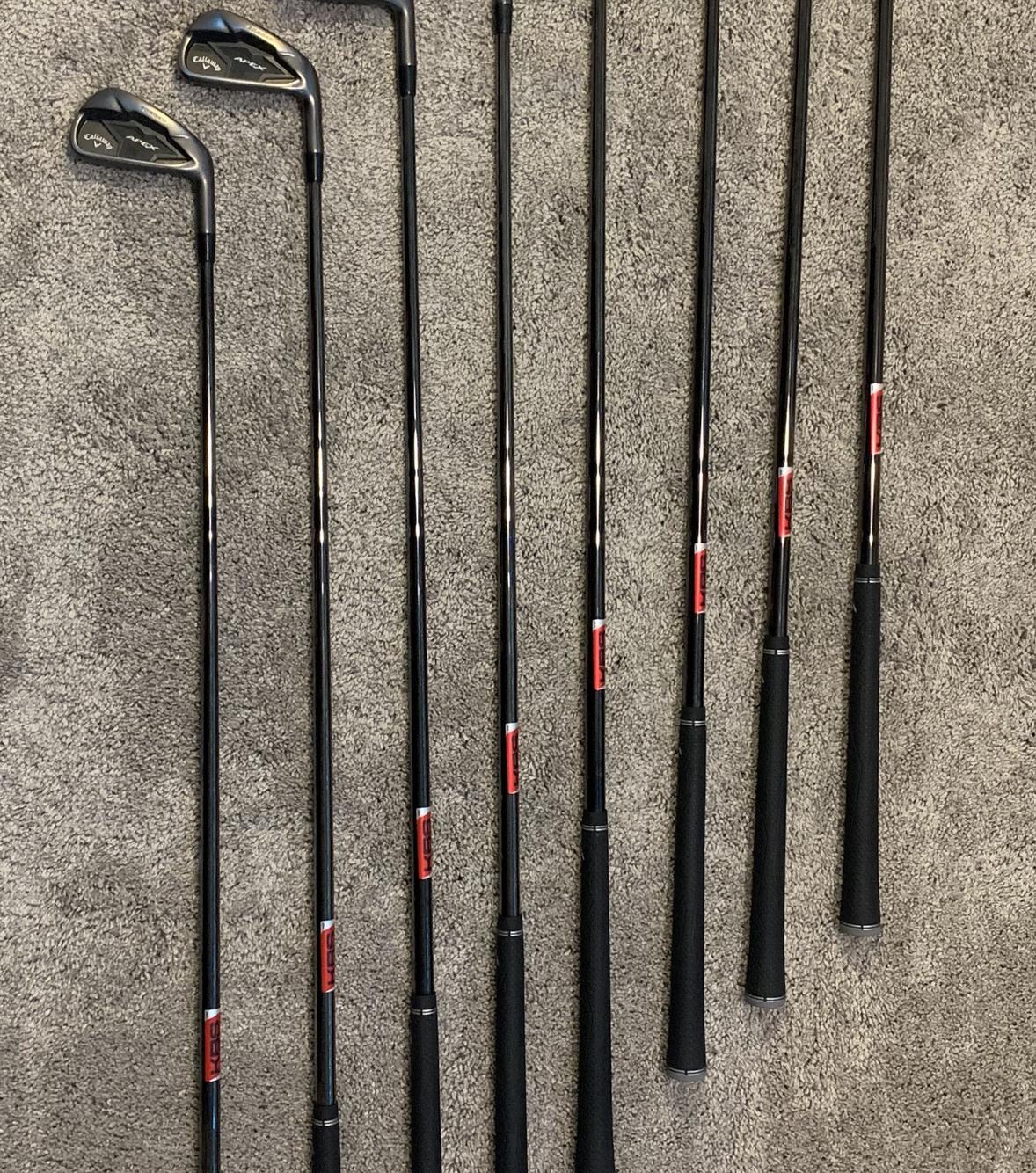Men's Right Handed Apex CF19 Extra Stiff Flex Steel Shaft Iron Set