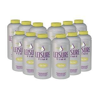 Time Products O-12 Filter Clean Cartridge Cleaner for Spas and Hot Tubs, 1-Quart, 12-Pack