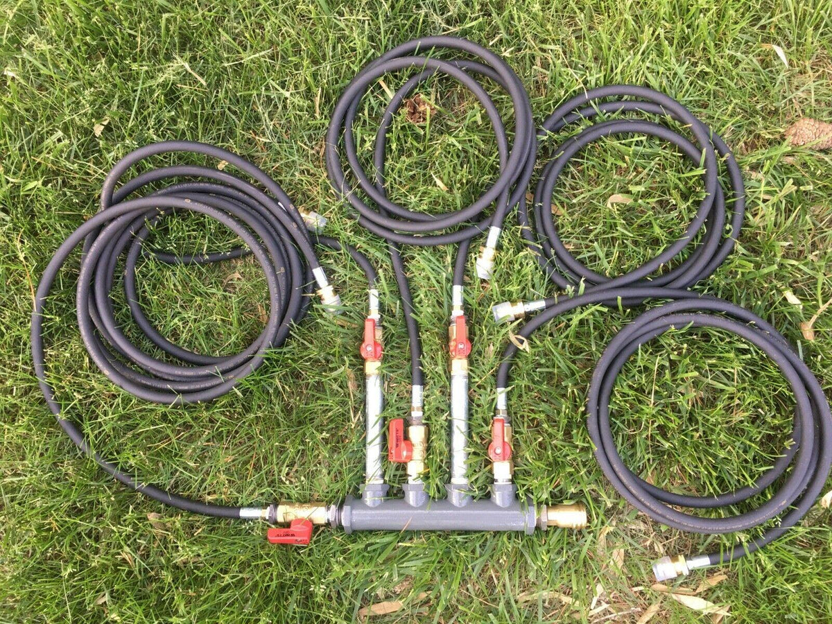 PROPANE LP MANIFOLD KIT -- Hook FIVE Tanks Together!!