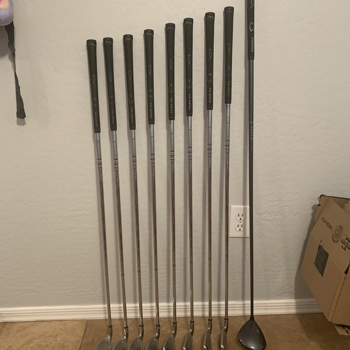 Men's 2004 Big Bertha Steel Shaft Iron Set With Driver
