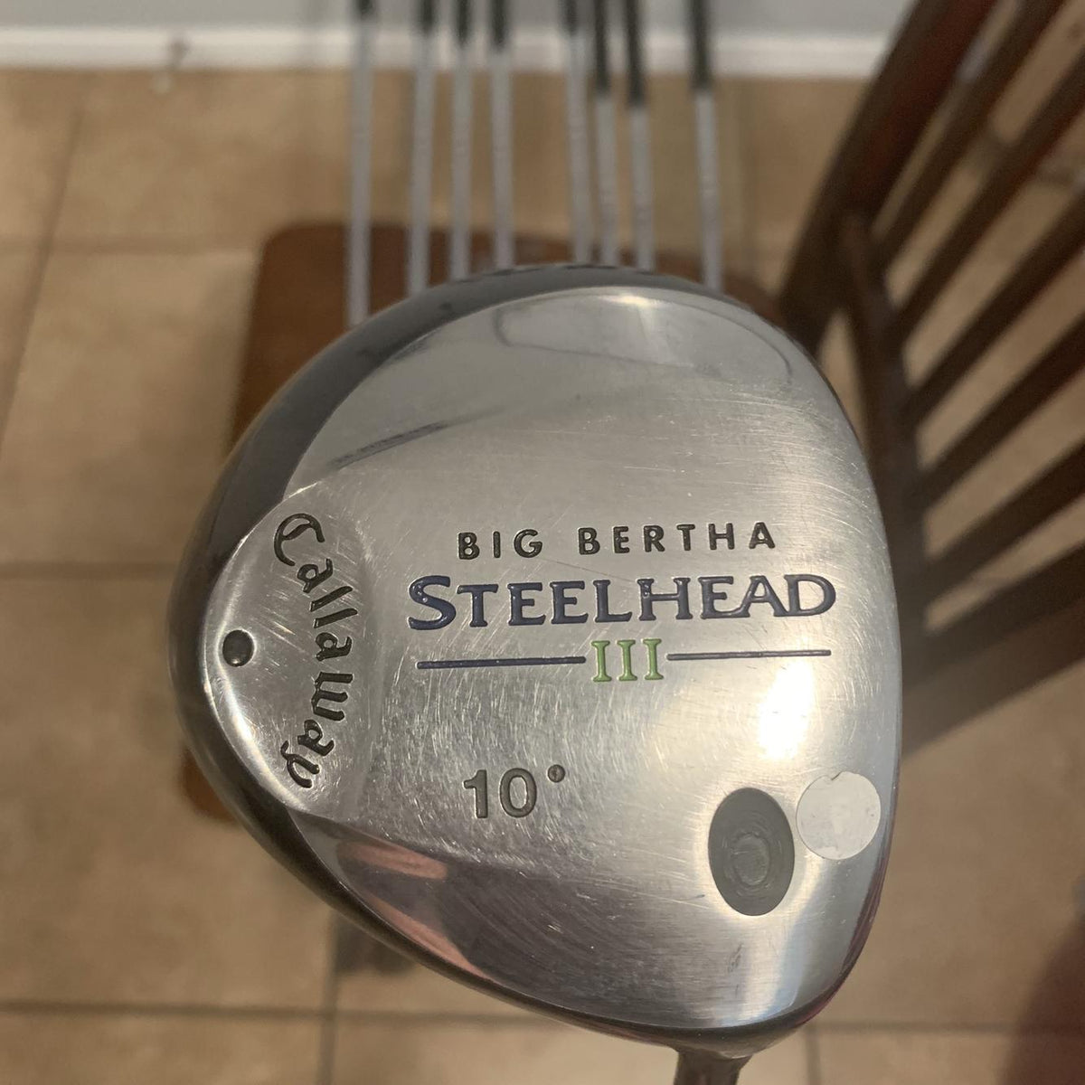 Men's 2004 Big Bertha Steel Shaft Iron Set With Driver