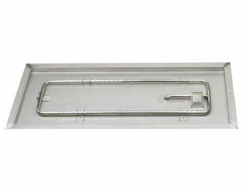 Rectangular Burner Kit with Pan and Hanger - AWEIS Ignition