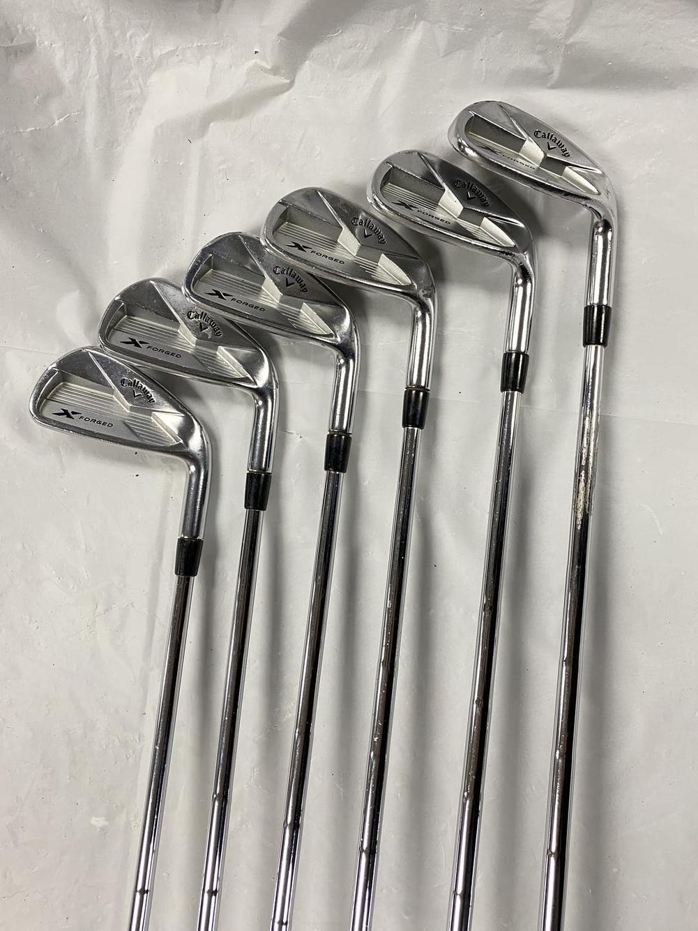 Used Callaway X Forged 5i-pw Steel X Stiff Golf Iron Or Hybrid Sets