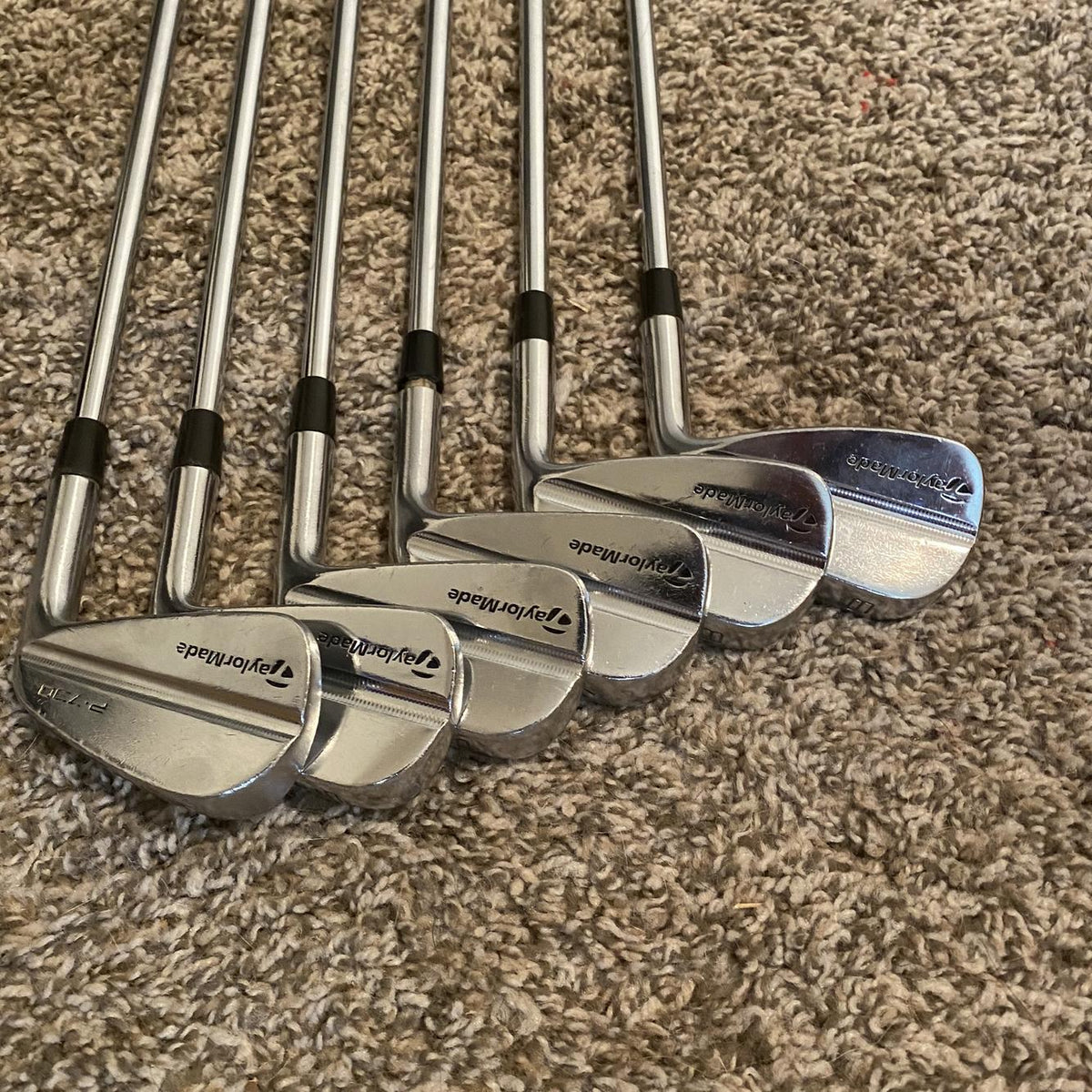 Men's Right Handed P730 Stiff Flex Steel Shaft Iron Set