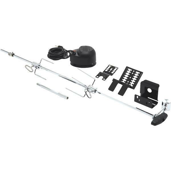 6 Pk GrillPro 3.5" W. x 5" H. x 39.5" L. Aluminum Grill Rotisserie