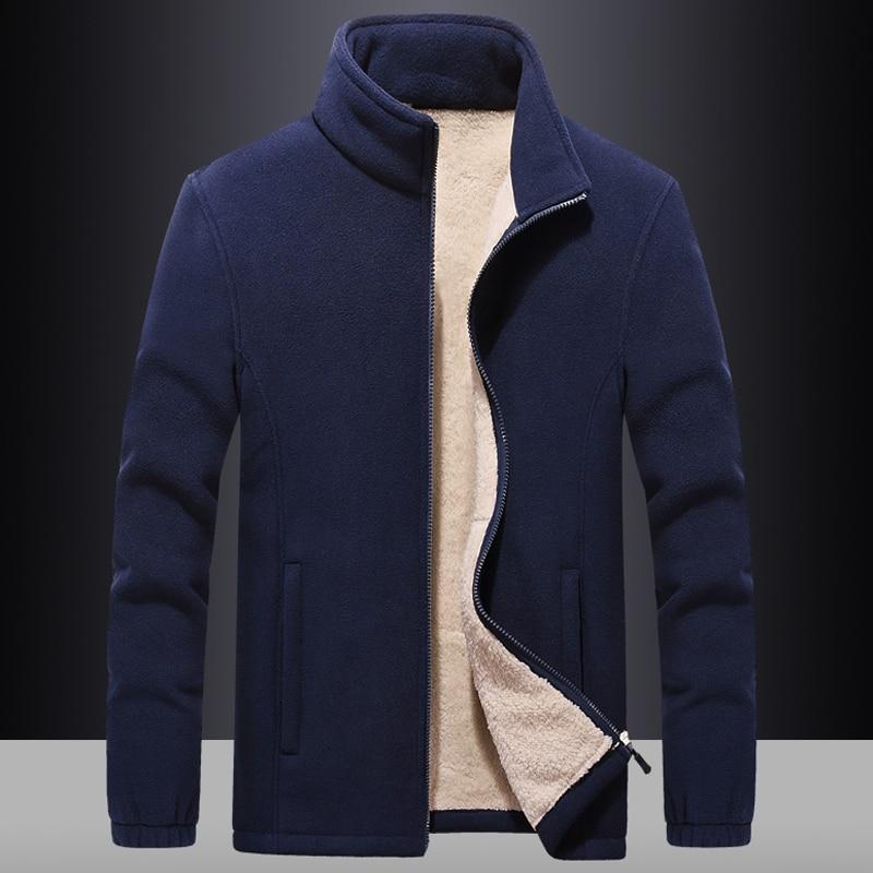 Men's Windbreaker Thick Fleece Jackets