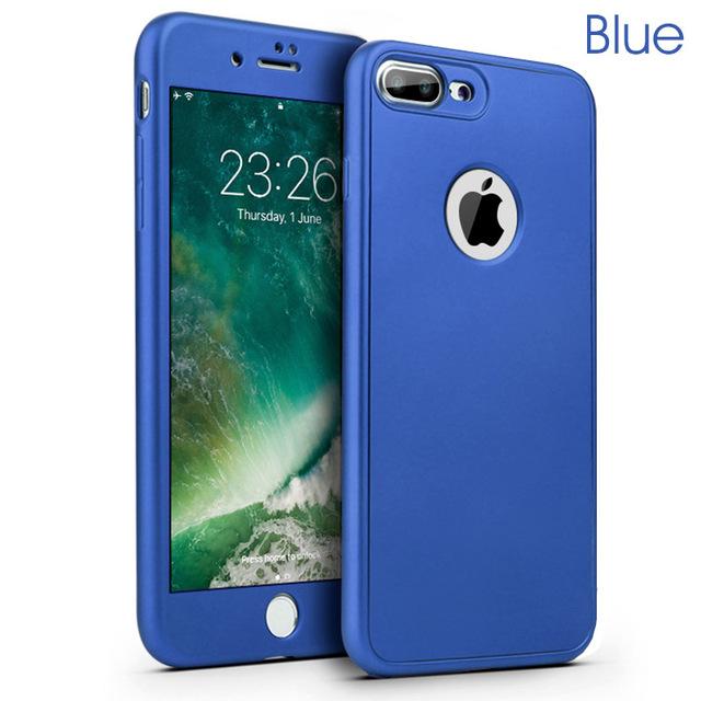 Phone Case  - Luxury Soft TPU Silicone 360 Full Cover Cases For iPhone