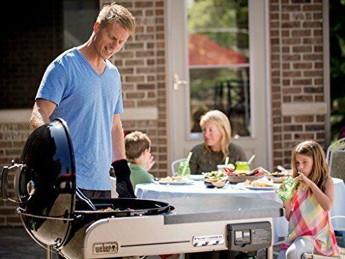 Weber 15501001 Performer Deluxe Charcoal Grill, 22-Inch, Touch-N-Go Gas Ignition