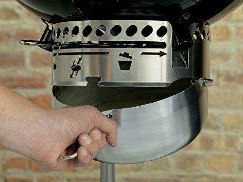 Weber 15501001 Performer Deluxe Charcoal Grill, 22-Inch, Touch-N-Go Gas Ignition