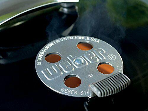 Weber 15501001 Performer Deluxe Charcoal Grill, 22-Inch, Touch-N-Go Gas Ignition