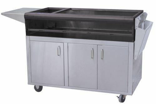 Profire PF48SSCBN 48" Stainless Steel Portable Cart - NG