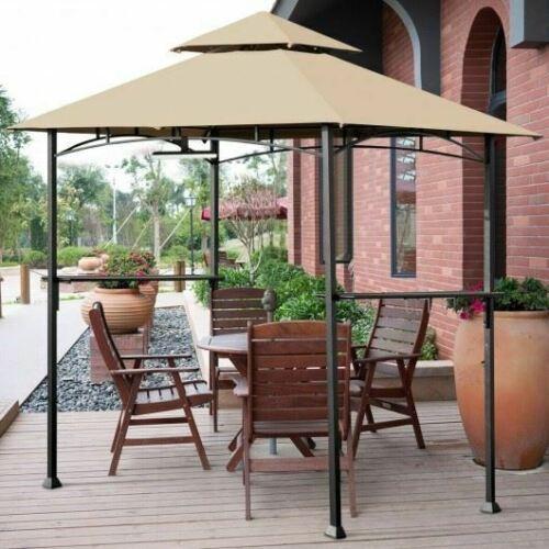 Durable 8' x 5' Outdoor Backyard Deck Patio Barbecue Grill Gazebo