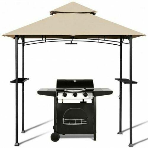 Durable 8' x 5' Outdoor Backyard Deck Patio Barbecue Grill Gazebo