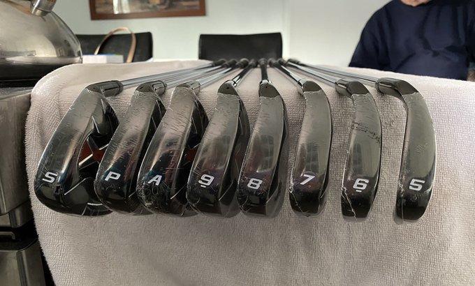 New Men's Extreme X4 Right Handed Iron Set Regular Flex Steel Shaft