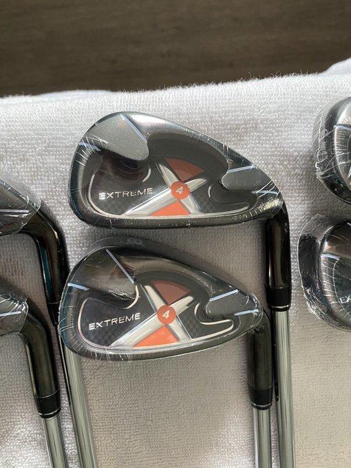 New Men's Extreme X4 Right Handed Iron Set Regular Flex Steel Shaft