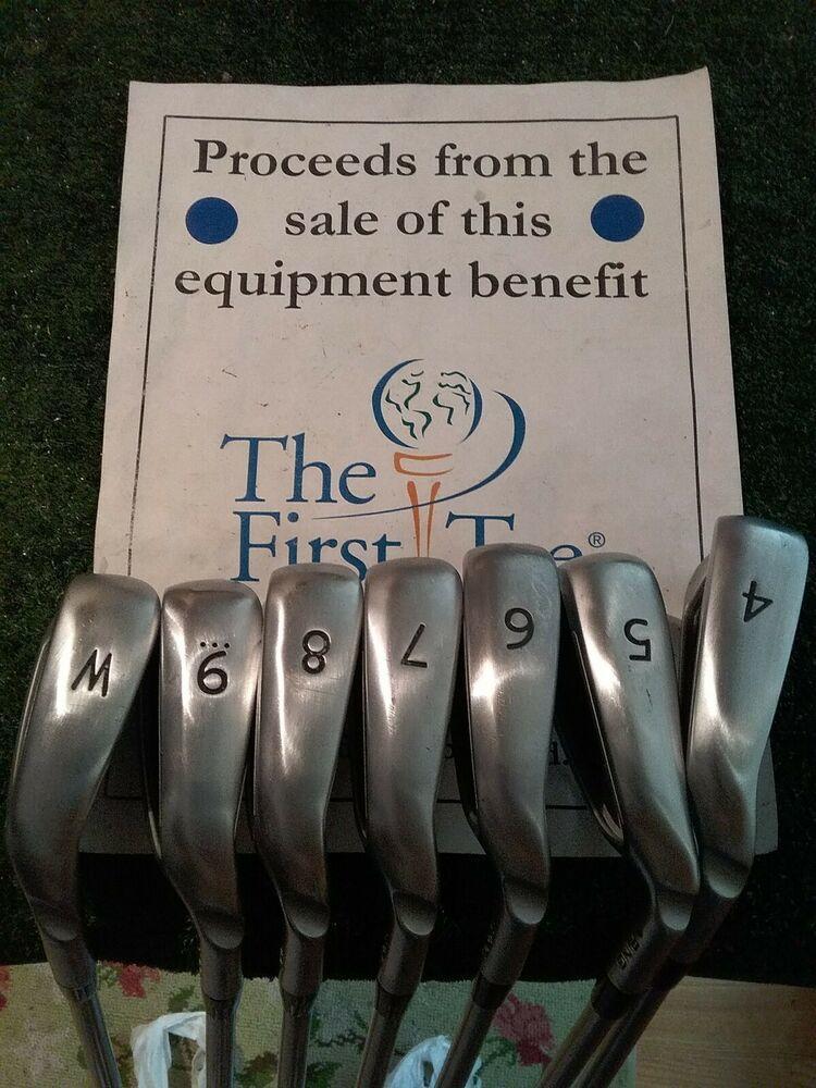 Ping G400 Black Dot Irons Set 4-PW Regular Graphite Shafts (3* upright -1 inch)