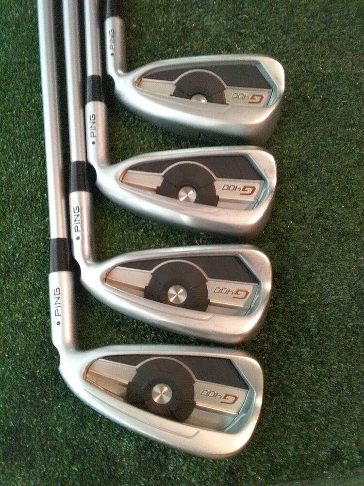 Ping G400 Black Dot Irons Set 4-PW Regular Graphite Shafts (3* upright -1 inch)