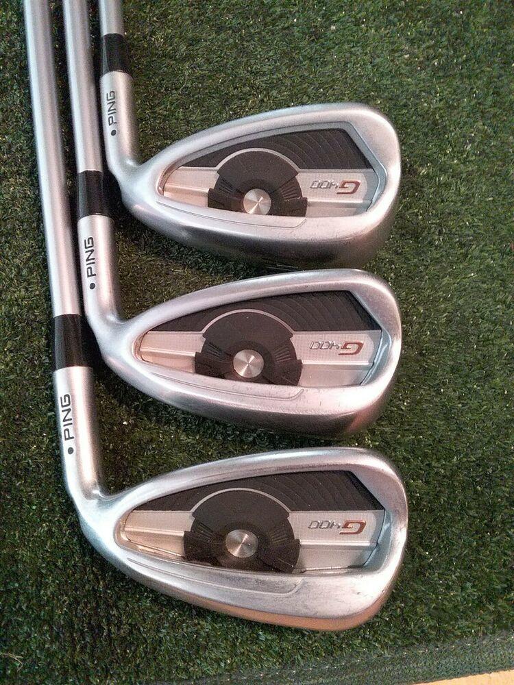 Ping G400 Black Dot Irons Set 4-PW Regular Graphite Shafts (3* upright -1 inch)